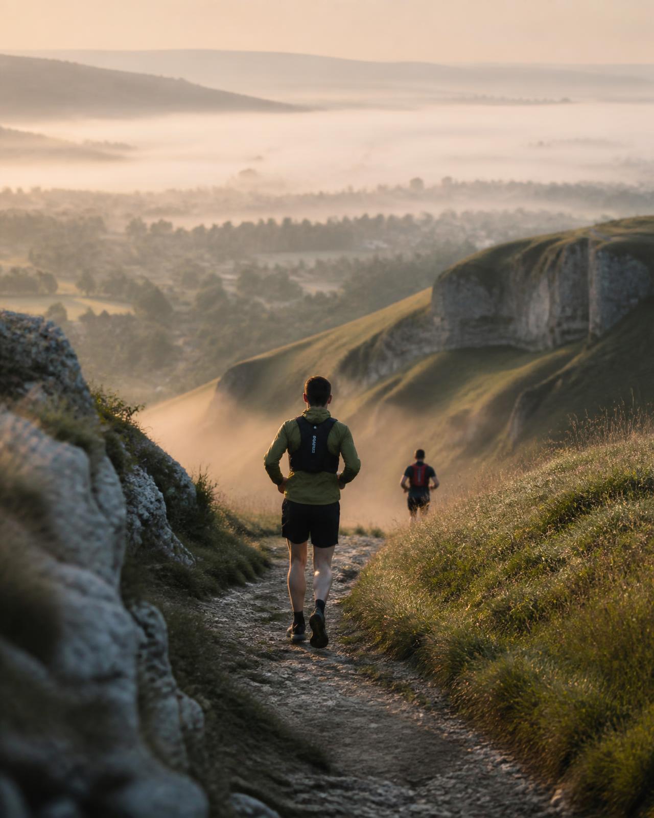 Running at Naunton, Cotswolds
