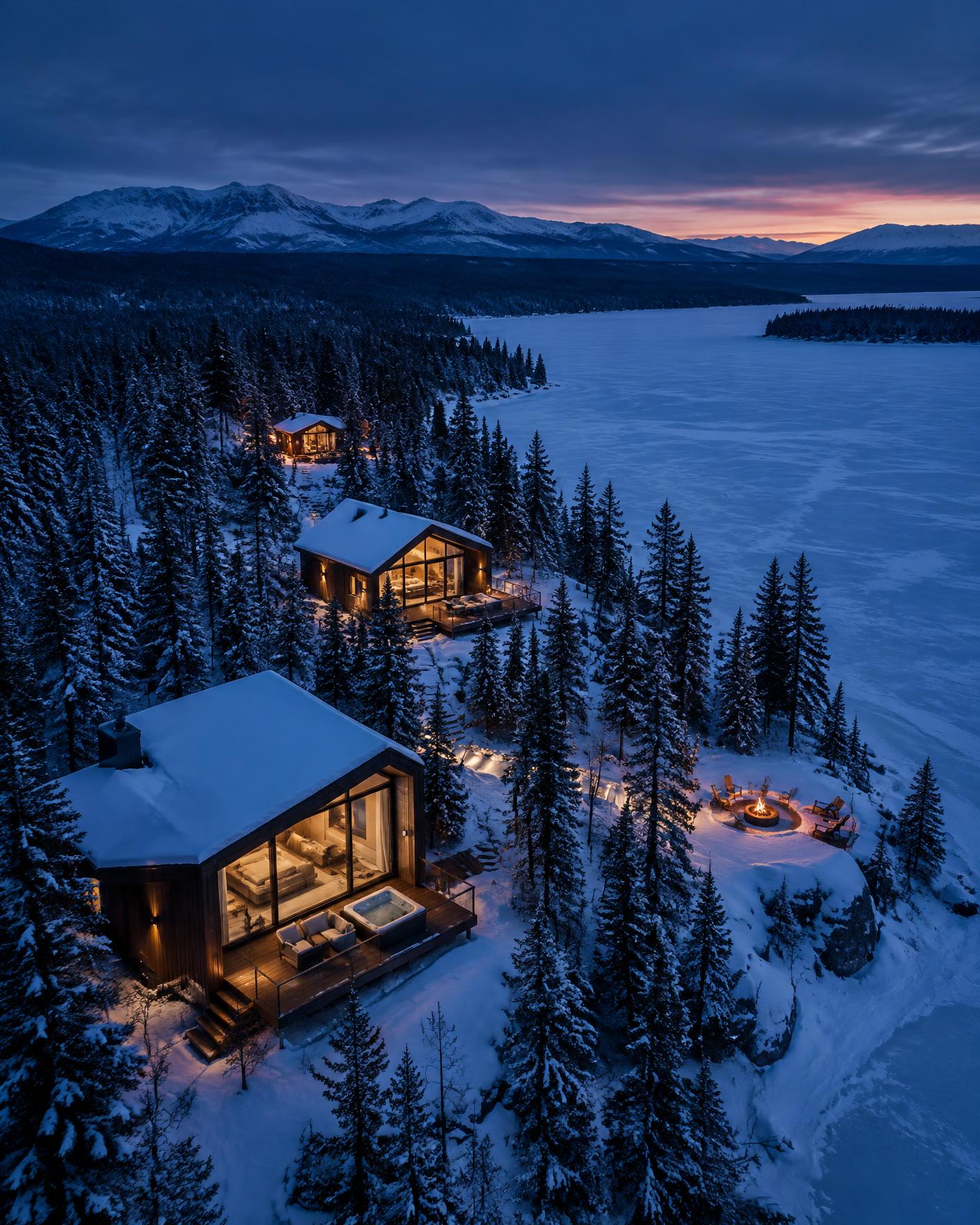 Cold & Clear — Wellness retreat in Winter lake destination · selected for your group