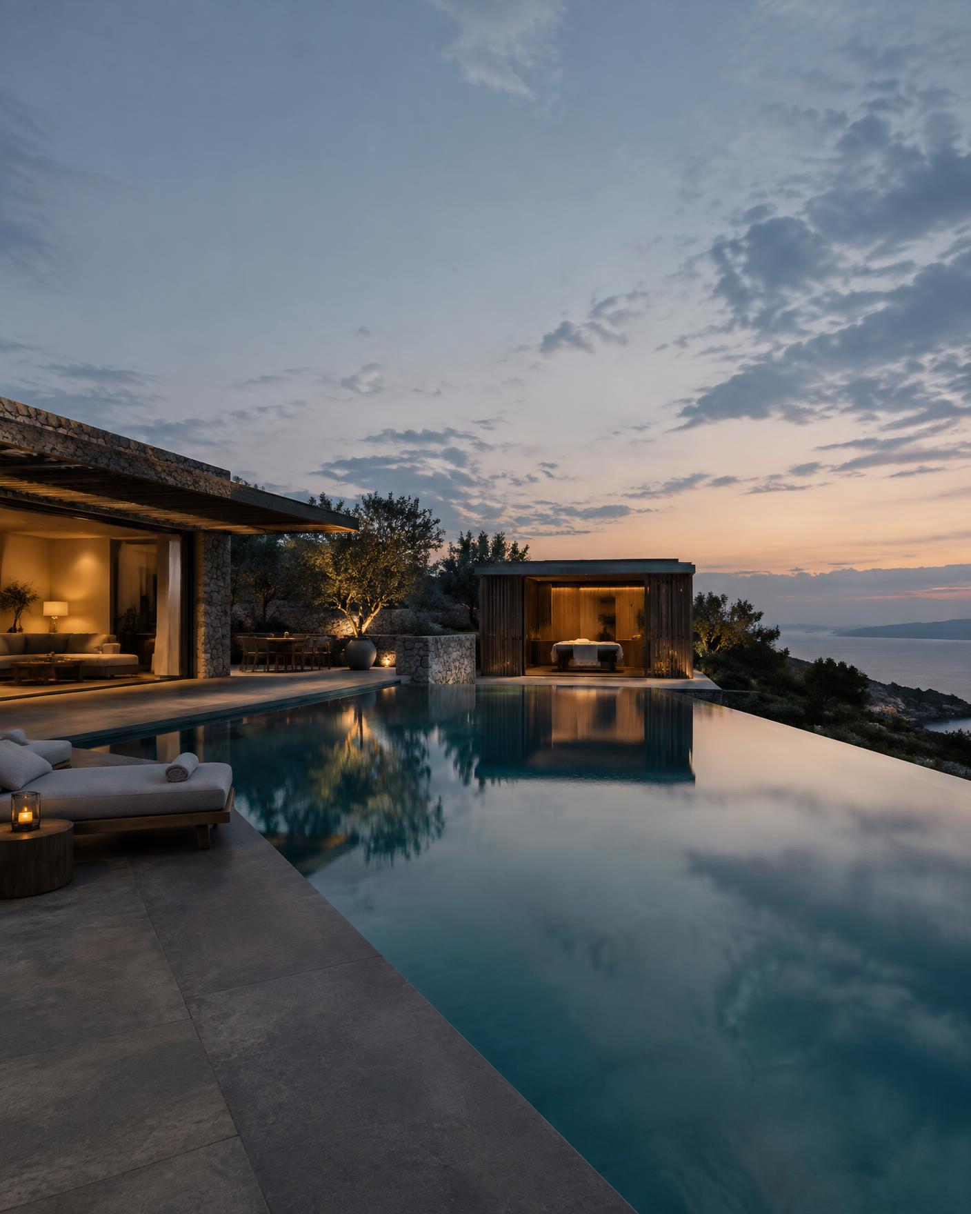 A private villa with pool and space for active groups